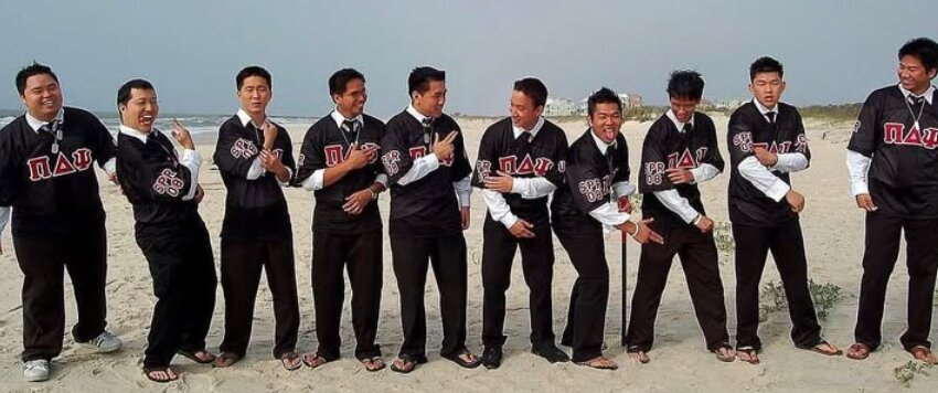 Brothers on the beach